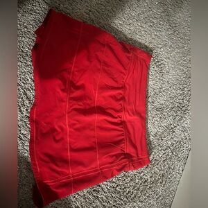 Luluemon align skirt, size 4, red